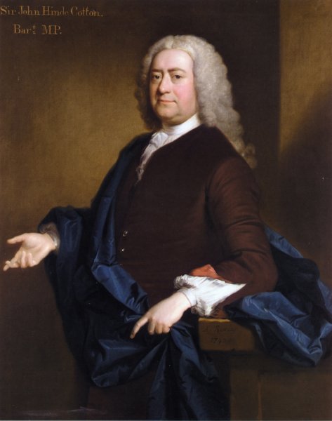 Main Product Photo of Portrait of Sir John Hynde Cotton, 3rd BT Painting by Allan Ramsay