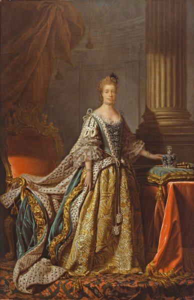 Main Product Photo of Queen Charlotte  Painting by Allan Ramsay