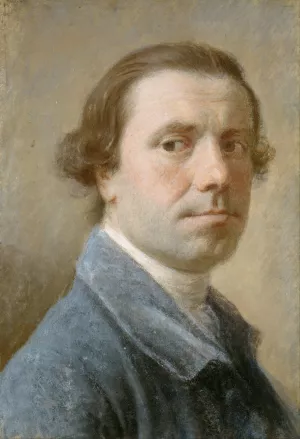 Self-portrait by Allan Ramsay Oil Painting