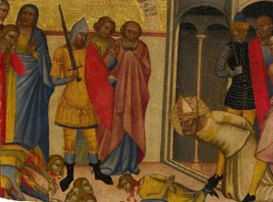 The Martyrdom of Saint Blaise by Allegretto Nuzi Oil Painting