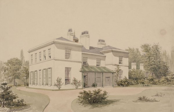 Heathfield Hall, Handsworth  by Allen Edward Everitt - Hand-Painted Oil Painting Reproduction