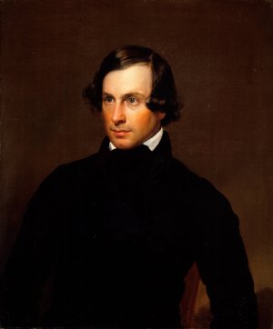 Portrait of Mr. Blodgett by Allen Smith Oil Painting