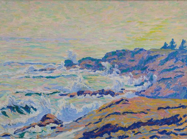 Main Product Photo of Along the Coast  Painting by Allen Tucker