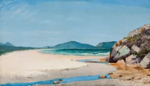 Seascape, Guaruja by Almeida Junior Oil Painting