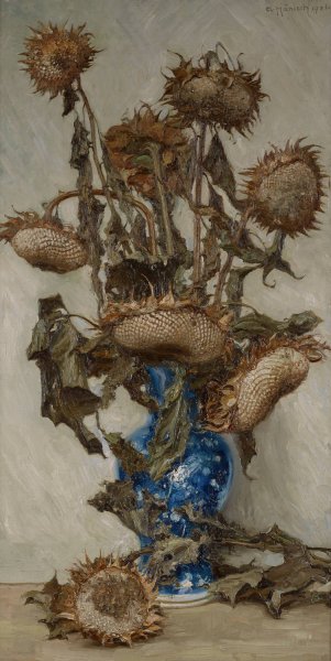 Main Product Photo of Helianthus  Painting by Alois Hanisch
