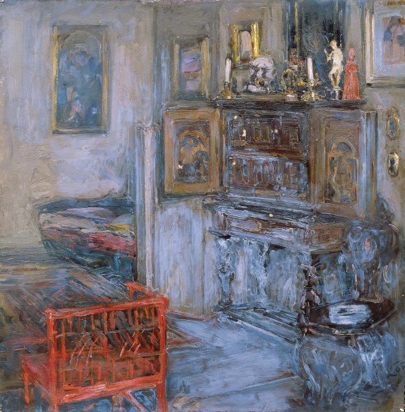 Interieur  by Alois Hanisch - Hand-Painted Oil Painting Reproduction