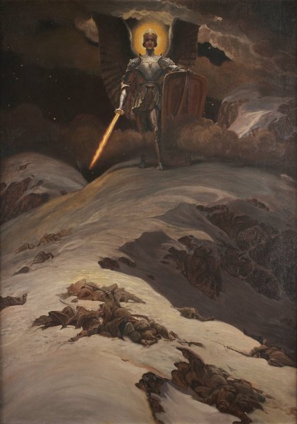 Karpathenwacht  by Alois Hans Schram - Hand-Painted Oil Painting Reproduction