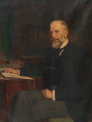 Minister Vinzenz Graf Baillet de Latour by Alois Johann Josef Delug Oil Painting
