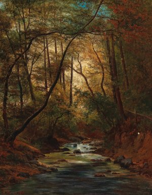 Partie aus Rothmans by Alois Kirnig Oil Painting