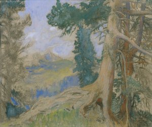 Scheiblahn am Abend by Alois Penz Oil Painting
