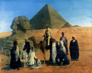 In Search Of The Pharaohs by Alois Stoff Oil Painting