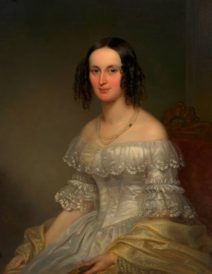 Anna Weis, geb. Mayer by Alois Von Anreiter Oil Painting