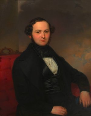 Josef Johann Weis, Prokurist der Firma Porger by Alois Von Anreiter Oil Painting