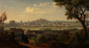 Brunn mit Spielberg by Alois Von Saar Oil Painting
