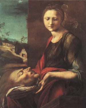 Salome by Alonso Berruguete Oil Painting
