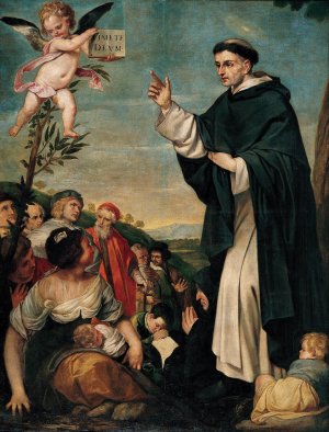 St. Vincent Ferrer Preaching by Alonso Cano Oil Painting