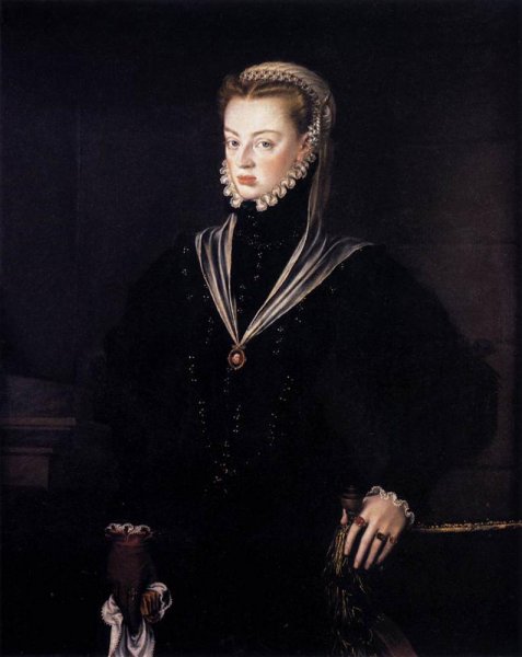 Main Product Photo of Doa Juana, Princess of Portugal Painting by Alonso Sanchez Coello