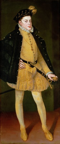 Infant Don Carlos of Spain by Alonso Sanchez Coello Oil Painting