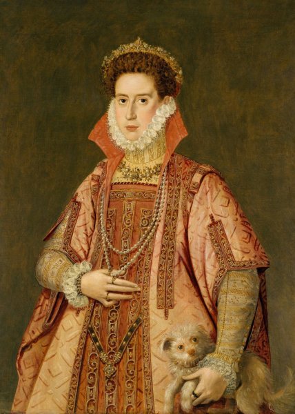 Main Product Photo of Portrait of a Woman Painting by Alonso Sanchez Coello