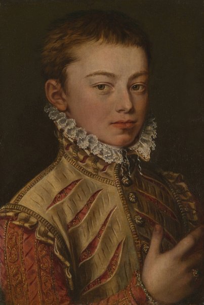Main Product Photo of Portrait of Don Juan of Austria  Painting by Alonso Sanchez Coello