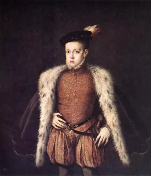 Prince Don Carlos of Austria Oil painting by Alonso Sanchez Coello