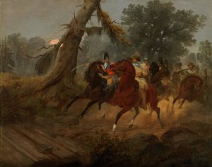 The Ride of General Marion's Men by Alonzo Chappel Oil Painting