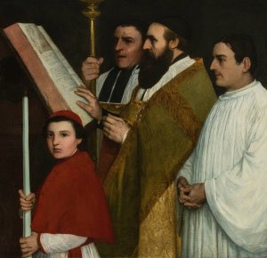 Le lutrin by Alphonse Legros Oil Painting