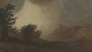 Storm by Alphonse Legros Oil Painting