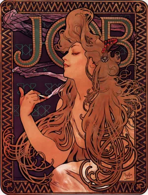 Job by Alphonse Maria Mucha - Oil Painting Reproduction