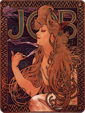 Job by Alphonse Maria Mucha Oil Painting