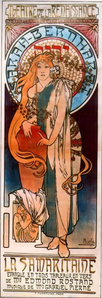 La Samaritaine painting by Alphonse Maria Mucha