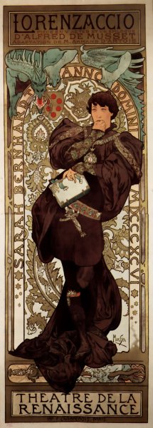 Lorenzaccio by Alphonse Maria Mucha Oil Painting