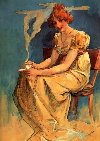 Main Product Photo of Untitled Painting by Alphonse Maria Mucha