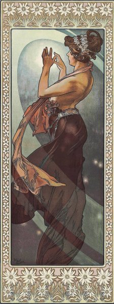 Etoile Polaire by Alphonse Mucha Oil Painting