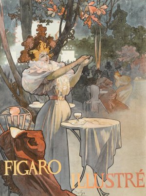 Figaro by Alphonse Mucha Oil Painting