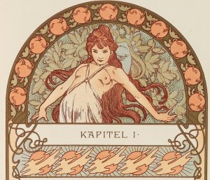 Ilsee. Princess of Tripoli by Alphonse Mucha Oil Painting