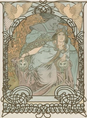 Ilsee, Princesse de Tripoli by Alphonse Mucha Oil Painting
