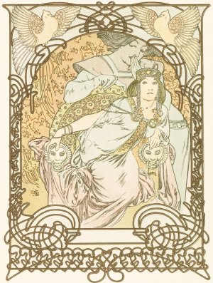 Ilsee by Alphonse Mucha Oil Painting