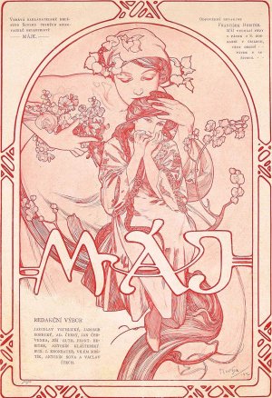 Maje by Alphonse Mucha Oil Painting