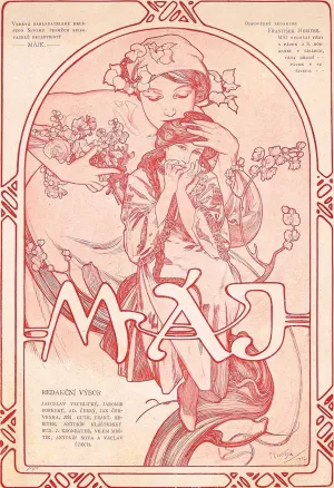 Maje by Alphonse Mucha Oil Painting