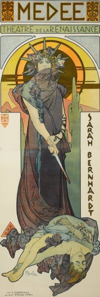 Medee by Alphonse Mucha Oil Painting