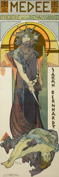 Medee by Alphonse Mucha Oil Painting