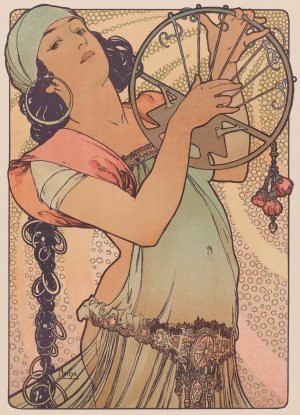 Salome by Alphonse Mucha Oil Painting