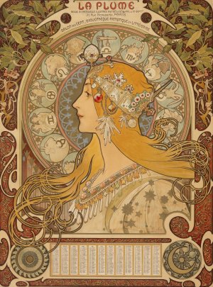 Zodiaque by Alphonse Mucha Oil Painting
