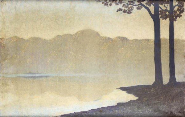 A Morning's Harmony  by Alphonse Osbert - Hand-Painted Oil Painting Reproduction