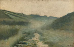 Brouillard du matin, Dielette - Flamanville by Alphonse Osbert Oil Painting