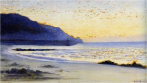 La Mer a Siouville Oil painting by Alphonse Osbert