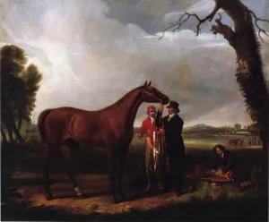 Eclipse, with Race Track painting by Alvan Fisher