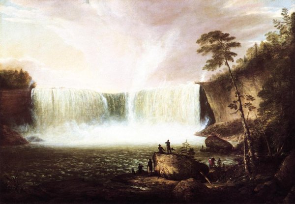 Main Product Photo of View of Niagara Falls no.1 Painting by Alvan Fisher