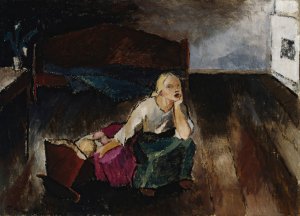Lullaby by Alvar Cawen Oil Painting
